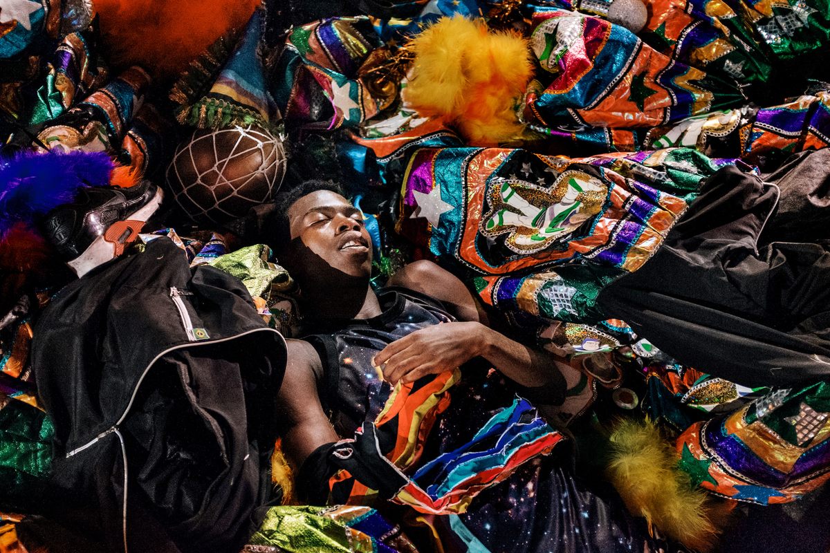 Rest after five days of Carnival, following the competition for "most beautiful" in the city center.