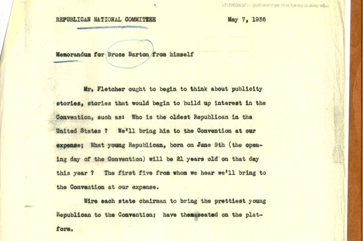 Bruce Barton's letter to himself
