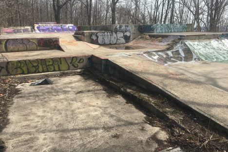 Abandoned Skate Park on the Bruce Trail