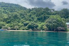 Gombe mountains seen from Lake Tanganyika.