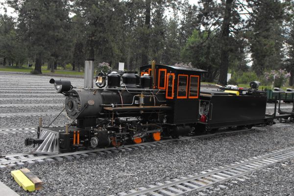 A 2.5-inch scale model on display at Train Mountain.