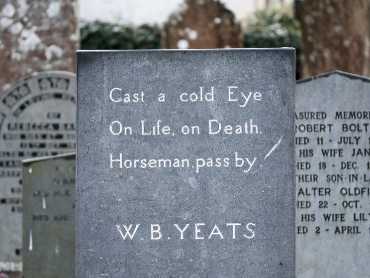 W. B. Yeats gravestone