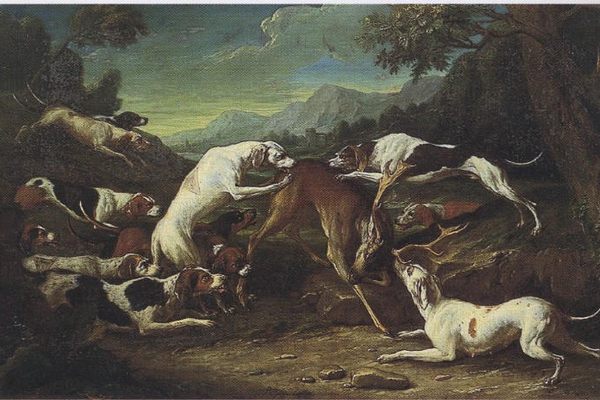 Gerard Rijsbrack's "Deer Hunt," from the late 18th century.