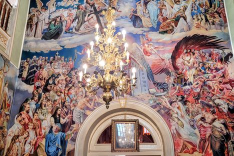Judgment Day mural.