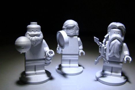 The models of three Lego figurines sent with the Juno spacecraft are Galileo Galilei and the Roman gods Juno and Jupiter.