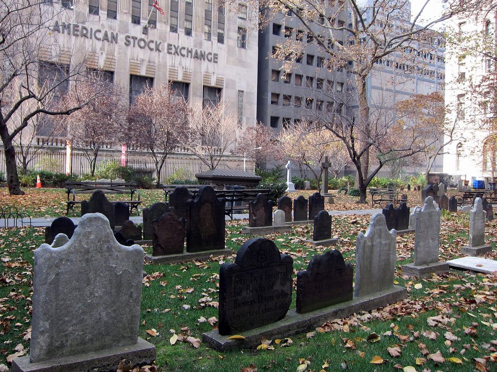 A woman's body was stolen from Trinity Churchyard on February 21, 1788.