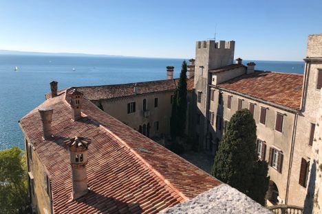 View of the main buildings from the tower.