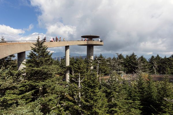 Observation tower at the top of Kuwohi