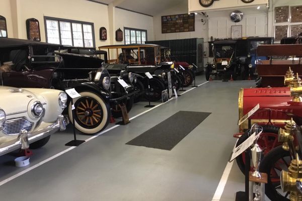 Cars in the Museum.