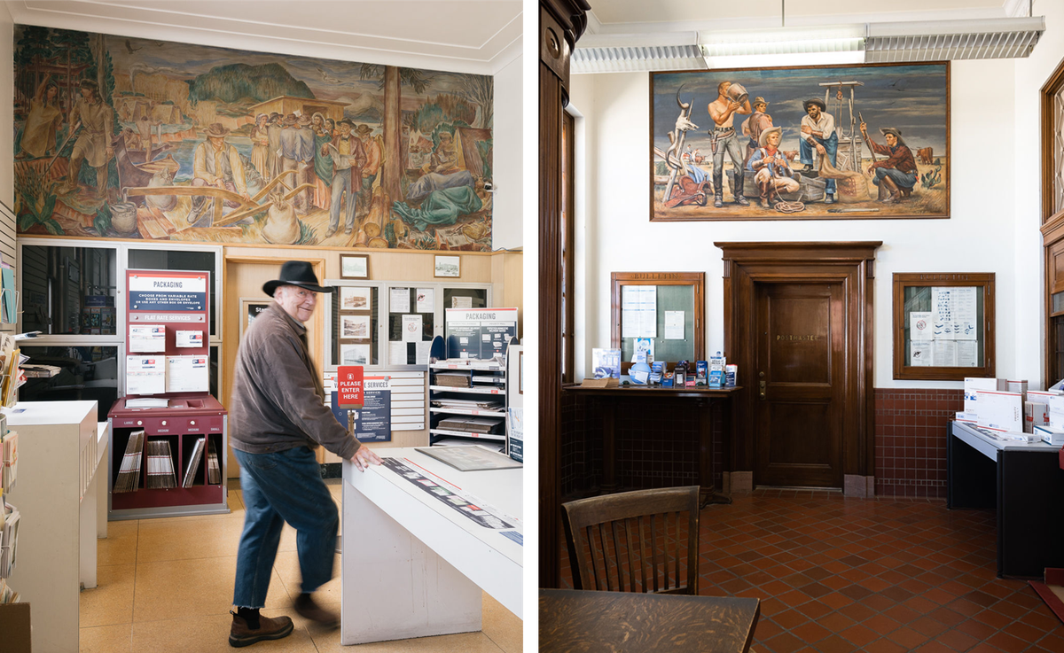 <em>Incidents in the Lives of Lewis and Clark</em>, by David McCosh, Kelso, Washington (left); <em>Before the Fencing of Delta County</em>, by Lloyd Goff, Cooper, Texas (right).