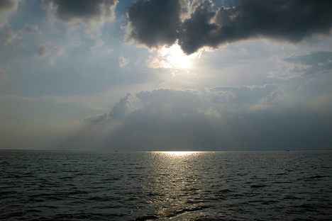 The Black Sea off Ukraine.