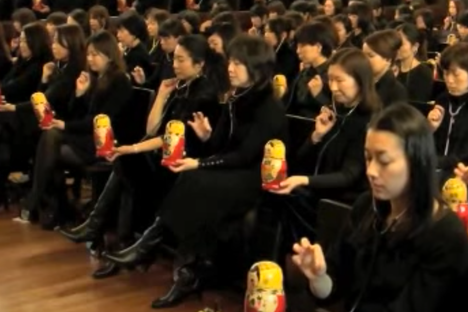Watch 167 Theremin Nesting Dolls Play Beethoven's 9th Symphony