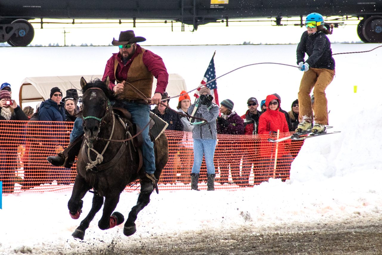 The World Invitational Skijoring Championship is a Whitefish institution. 