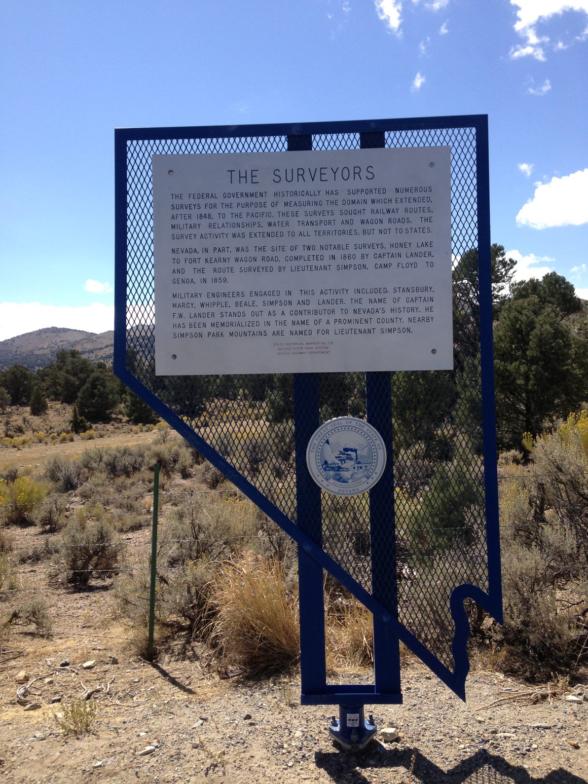 Sign at Bob Scott Summit