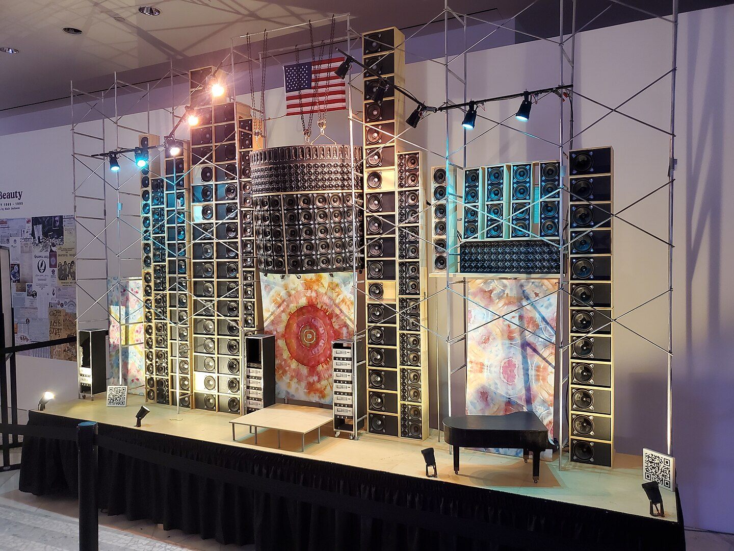 The Grateful Dead’s “Wall of Sound” on display in Las Vegas.