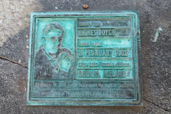 On October 19, 1904, James Joyce spent the night in Ljubljana