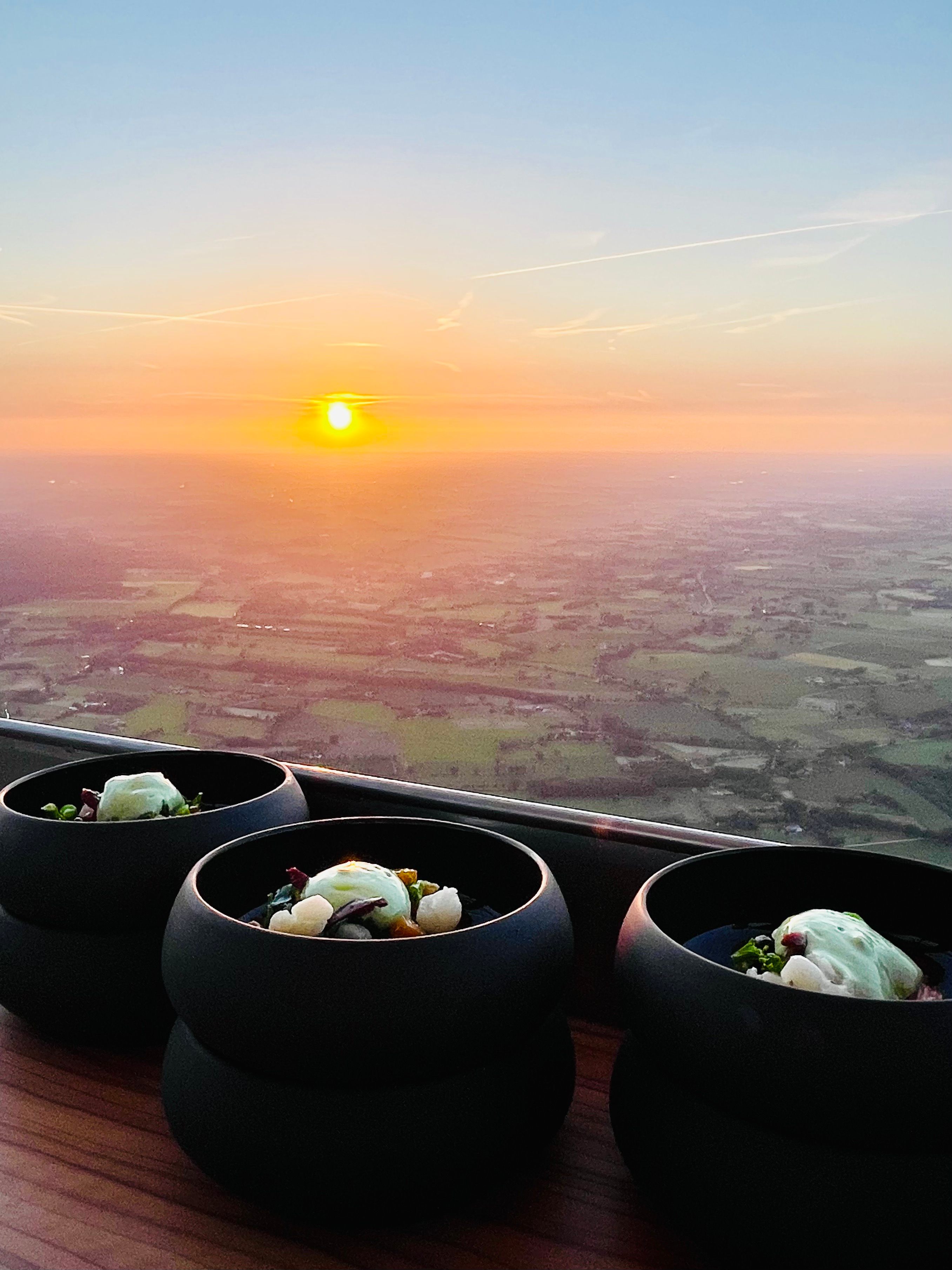 It's hard to beat the views at this restaurant in the sky.