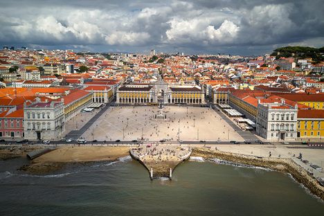 The Praça do Comércio, in Lisbon.