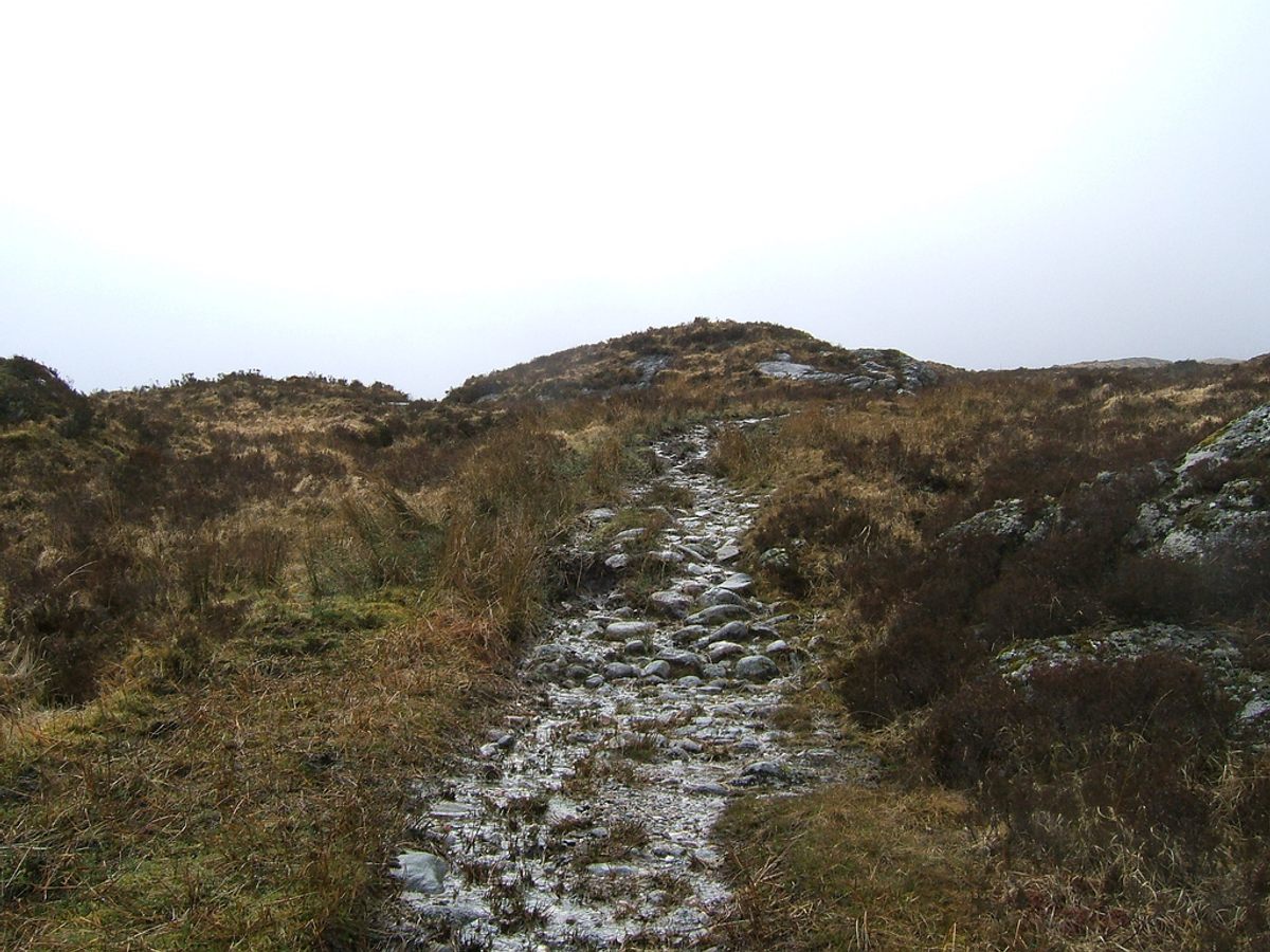 The Coffin Road to Loch Shiel in Scotland.