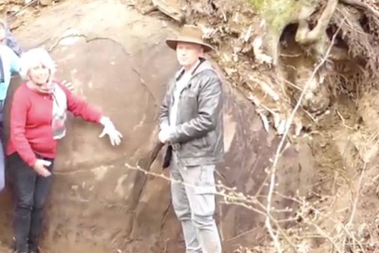 Mysterious Massive Stone Ball Discovered by Bosnian