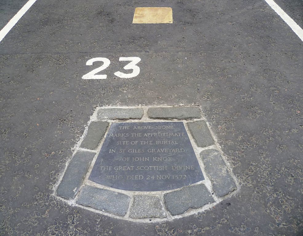 The Grave of John Knox. 