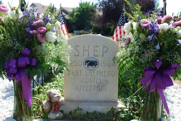 Shep's final resting place.